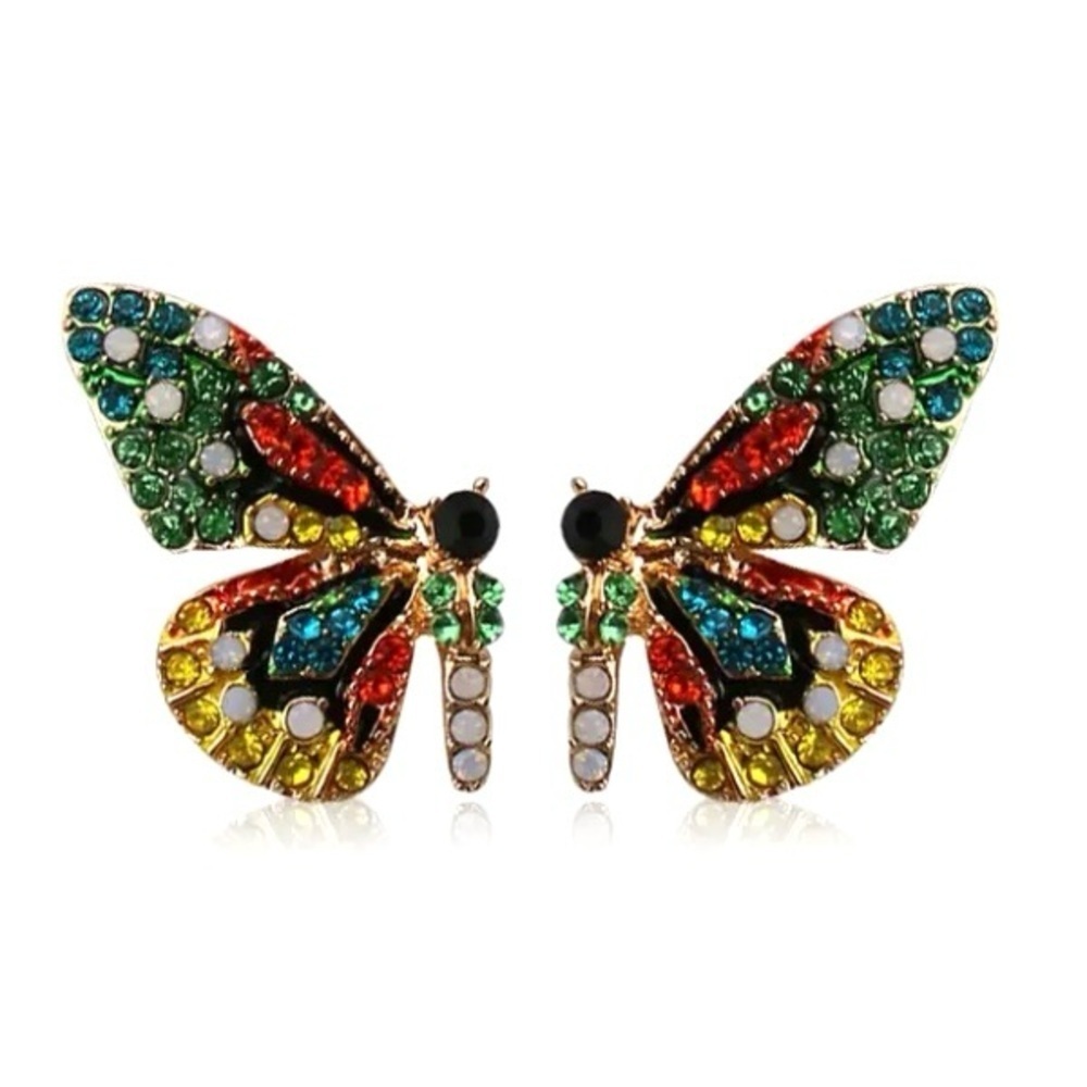 ✨Betsey Johnson Emmie Butterfly Earrings - Picture 7 of 8